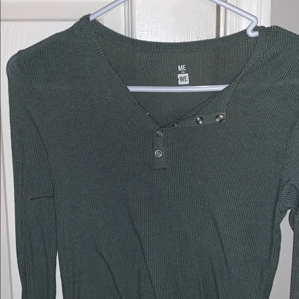 olive green long sleeve